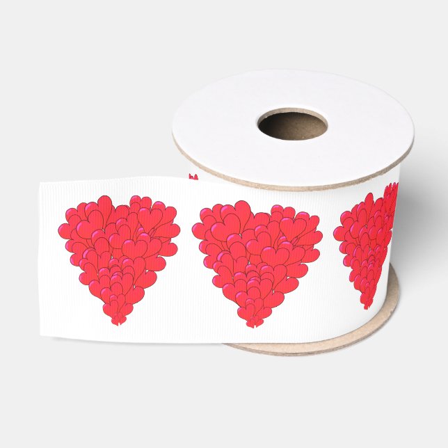 Romantische Valentinische Liebe Ripsband (Spule)