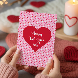 Romantische Valentinskarte für den Freund Feiertagskarte