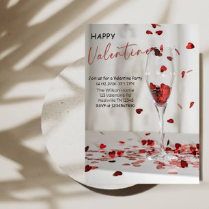 Romantische Valentinstag-Feierparty Einladung