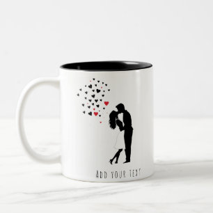 Romantische Valentinstag Tasse-Valentinstag Gesche Zweifarbige Tasse