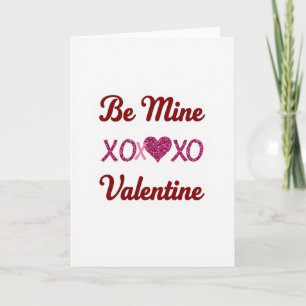 Romantische Valentinstag Xoxo Karte