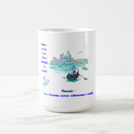 Romantische Venedig Landschaft Kaffeetasse