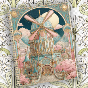 Romantische Vintage-Art Nouveau-Zirkus Planer