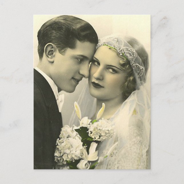Romantische Vintage Bräunungskarten und Geschenke Postkarte (Vorderseite)