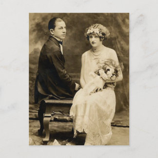 Romantische Vintage Bräunungskarten und Geschenke Postkarte