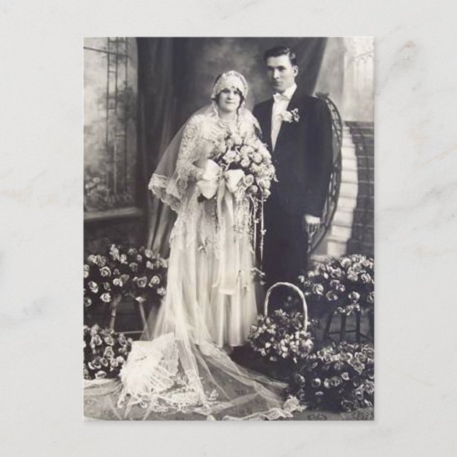 Romantische Vintage Bräunungskarten und Geschenke Postkarte (Vorderseite)