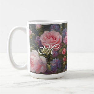 Romantische Vintage Florals Kaffeetasse