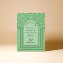 Romantische Vintage Inspirierte Arch Pale Green We
