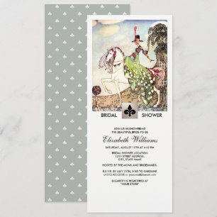 Romantische Vintage Kunst Brautdusche Einladungen