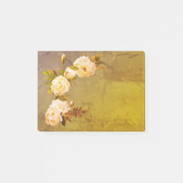 Romantische Vintage Rose Post-it Klebezettel