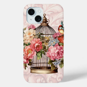 Romantische Vintage Wasserfarbe Blumengeburt Case-Mate iPhone Hülle