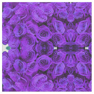 Romantische violette lila Rose, hübscher Rosenbuke Stoff