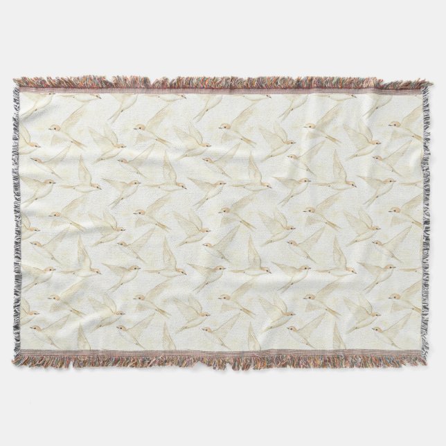 Romantische Vögel Leben ist nur ein Traum  Decke (Vorderseite)
