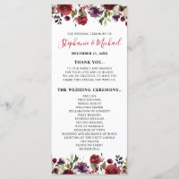 Romantische Wasserfarbe Burgund Rote Blüte Rose Bl