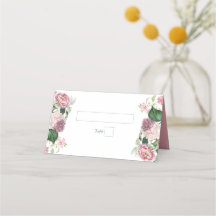 Romantische Wasserfarbe Rosa Blume Hochzeit Garten