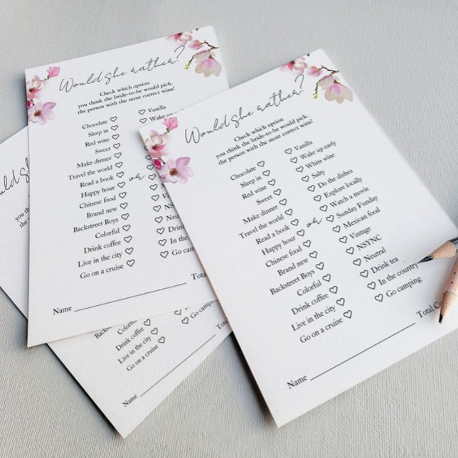 Romantische Wasserfarbenmagnolia würde sie eher sp Flyer (Von Creator hochgeladen)