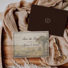 Romantische Western-Ranch-Hochzeit - Save-the-Date Save The Date