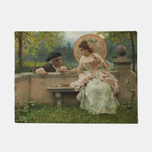 Romantische Wettkämpfe im Park Fußmatte