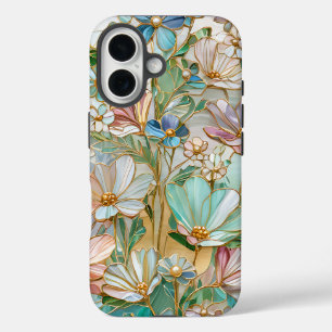 Romantische Wildblume Imitats aus festgehaltenem G iPhone 16 Hülle