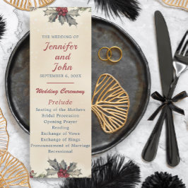 Romantische Winterhochzeit Programm