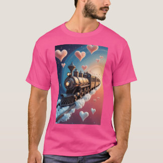 Romantische Zugreise durch eine traumhafte Landsch T-Shirt
