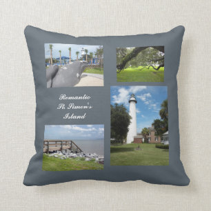 Romantischen St Simon Insel-Foto-Schablonen-Kissen Kissen