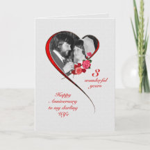 Romantischer 3. Hochzeitstag zum Jubiläum der Ehef