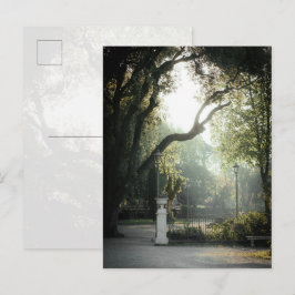 Romantischer Akademie-Parkblick, Rom Postkarte
