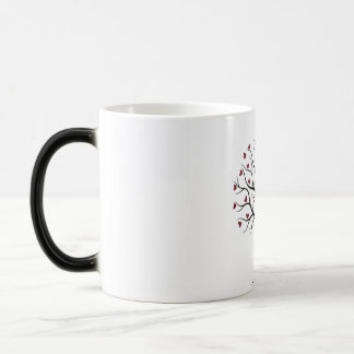Romantischer Antrag Herz Baum Kaffeetasse | Paar A