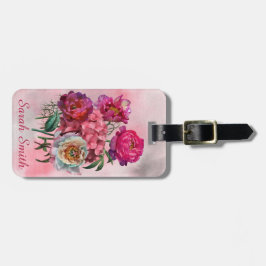Romantischer Blumengarten Gepäckanhänger