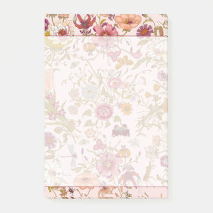 Romantischer Blumengarten Post-it Klebezettel