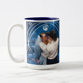 Romantischer Braut-und Bräutigam-Tanz-Becher - Hoc Zweifarbige Tasse