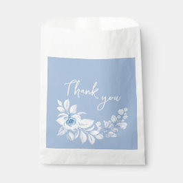 Romantischer Chic Classic Blue Floral Gevor Bags Geschenktütchen