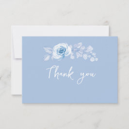 Romantischer Chic Floral Wedding Danke Cards
