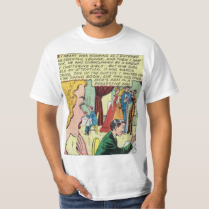 Romantischer Comic aus den 1950er Jahren Bestes T-Shirt