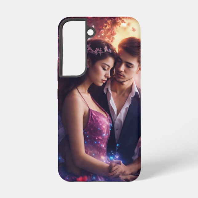 Romantischer Couple Art Phone Case Samsung Galaxy Hülle (Rückseite)