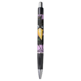 Romantischer Crow mit Rose Funny Pen Kugelschreiber