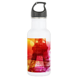 Romantischer Eiffelturm Trinkflasche