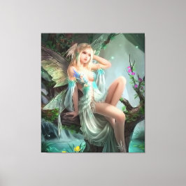 Romantischer Engel Leinwanddruck