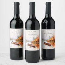 Romantischer Fallsee und Bootshochzeit