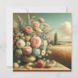 Romantischer Garten Bliss zum Geburtstag Einladung