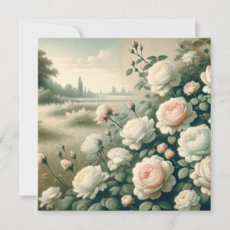 Romantischer Garten Bliss zum Geburtstag Einladung