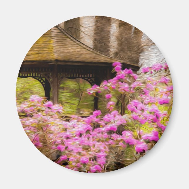 Romantischer Gazebo Magnet (Vorne)