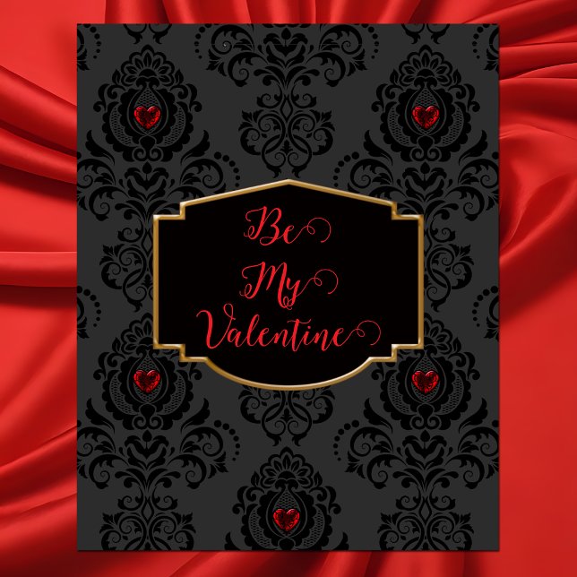 Romantischer Gothic-Valentinstag Karte (Von Creator hochgeladen)