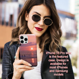 Romantischer hawaiianischer Sonnenuntergang Ozean  iPhone 15 Pro Max Hülle