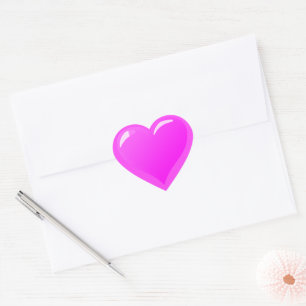 Romantischer Heftaufkleber Ihre Liebe Geschenk Herz-Aufkleber