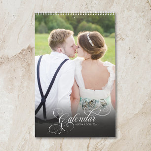 Romantischer Hochzeitskalender für Frischvermählte Kalender