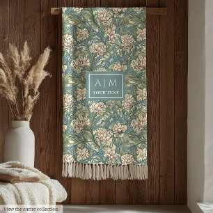 Romantischer Impernel Morris Inspiriert Custom Bla Fleecedecke