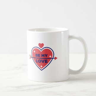 Romantischer Kaffee "Be My Liebe" Kaffeetasse