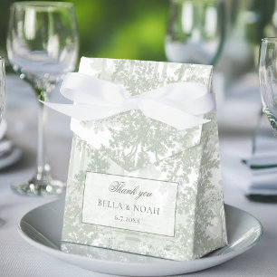 Romantischer Klassiker: Landschaft-Toile in Salbei Geschenkschachtel